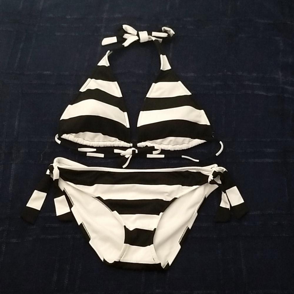 Massimo Black and White Bikini size M